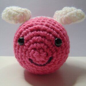 Pink and White Bumble Bee